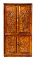 A Chinese Carved Hardwood Cabinet