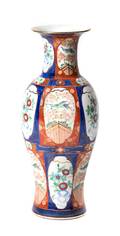 A Chinese Imari Style Baluster Vase