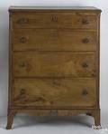Pennsylvania Federal tiger maple chest of drawers