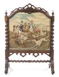 A Victorian Rosewood Firescreen