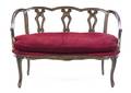 A French Provincial Style Walnut Settee