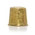 A Rare Georgian SilverGilt Inner Thimble
