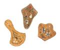 Three Native American Birch Bark Sewing Articles