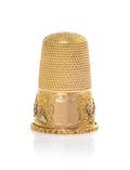 A William IV or Victorian VariColor Gold Thimble