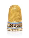 A George III Gold Enamel and PearlMounted Thimble