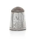 A George III Silver Thimble
