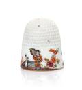 A Meissen Porcelain Thimble
