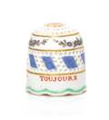 A Meissen Porcelain Thimble