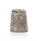 An Incan Silver Thimble