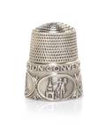 An American Silver Commemorative Thimble