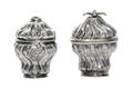 Two Danish Silver Vinaigrettes