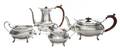 An English Silver FourPiece Tea and Coffee Set
