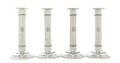 A Set of Four American Silver Candlesticks