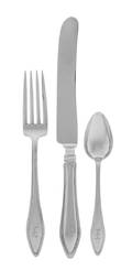 An Assembled American Silver Flatware Service
