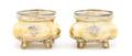 A Pair of French SilverGilt Salts