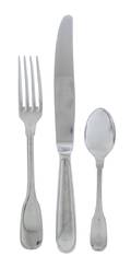 A French Stainless Steel Flatware Service
