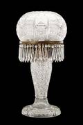 Large American Brilliant Cut Glass Table Lamp