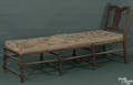 New England William and Mary maple daybed ca 1720