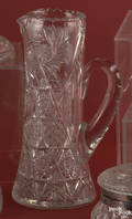 Cut glass pitcher