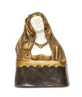 An Austrian Gilt Bronze and Ivory Bust