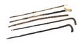A Collection of Fourteen Walking Sticks