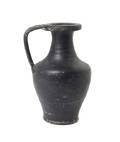 A Greek Black Pottery Pitcher