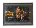 An English Mezzotint Under Glass