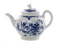 A Worcester Blue and White Porcelain Teapot