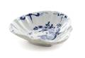 A Worcester Blue and White Shell Dish