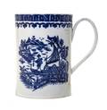 A Worcester Blue and White Porcelain Tankard