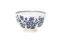 A Worcester Blue and White Porcelain Tea Bowl