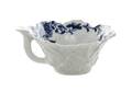 A Worcester Blue and White Porcelain Butter Boat