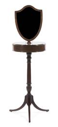 A Regency Mahogany Shaving Stand