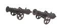 A Pair of Iron Models of Cannons