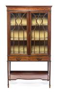An Edwardian Mahogany Vitrine