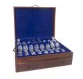 A Waterford Cut Glass Chess Set