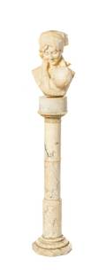 An Italian Alabaster Bust