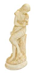 An Italian Alabaster Figural Group
