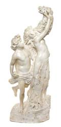 A French Marble Figural Group