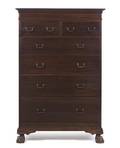 An American Mahogany Tall Chest of Drawers