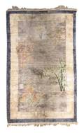 A Chinese Silk and Wool Rug