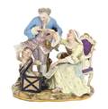 A Meissen Porcelain Figural Group