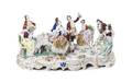 A Continental Porcelain Figural Group