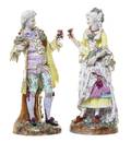 A Pair of Continental Porcelain Figures
