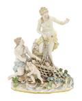 A Meissen Porcelain Figural Group