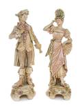A Pair of Royal Dux Figures