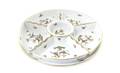 A Herend Porcelain Segmented Serving Platter