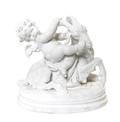 A Continental Bisque Porcelain Figural Group