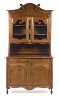 A French Provincial Pine Buffet a Deux Corps