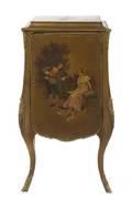 A Louis XV Style Vernis Martin Decorated Side Cabinet